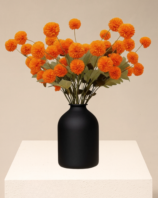 KIKI Zijden Bloemen - Orange(10 stengels / 50 bloemhoofdjes)