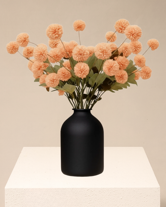 KIKI Zijden Bloemen - Peach (10 stengels / 50 bloemhoofdjes)