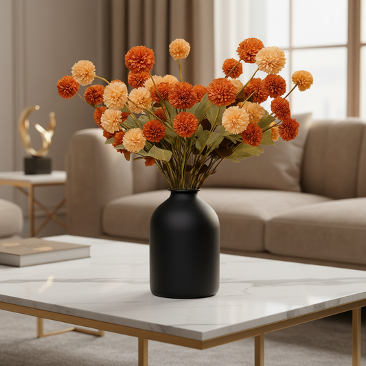 KIKI Zijden Bloemen - Tropical (10 stengels / 50 bloemhoofdjes)