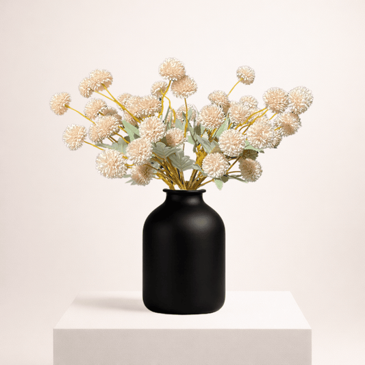 Zijden Bloemen Kiku - Creme