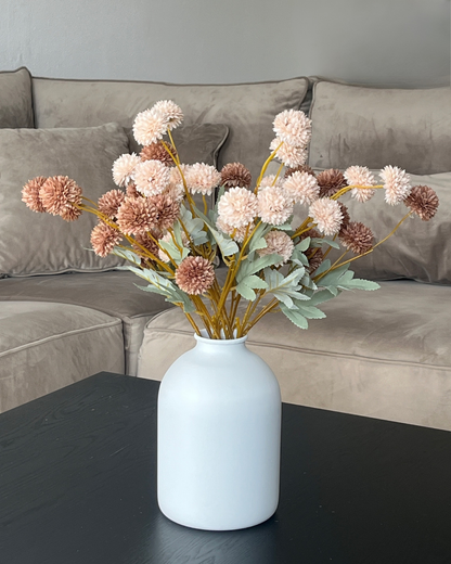 Zijden Bloemen Kiku - Creme Mix