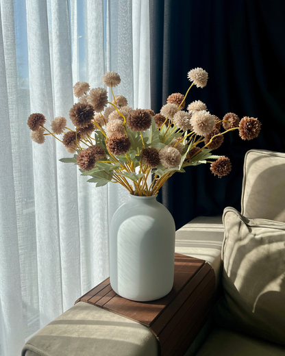 Zijden Bloemen Kiku - Creme Mix