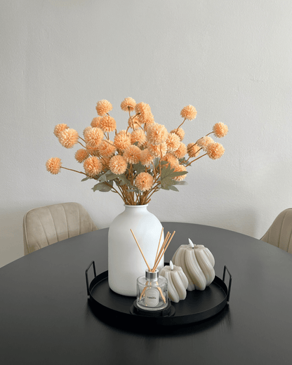 Zijden Bloemen Kiku - Perzik