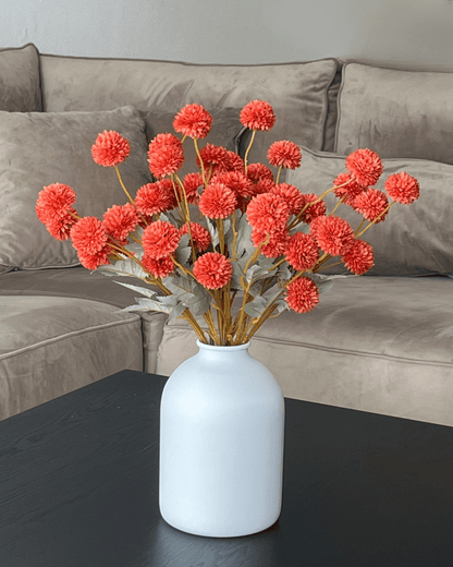 Zijden Bloemen Kiku - Roest