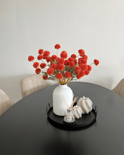 Zijden Bloemen Kiku - Roest