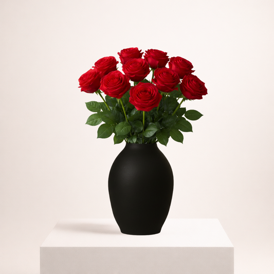 Zijden Rozen Lara - Rood