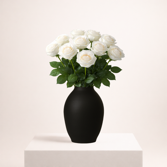 Zijden Rozen Lara - Wit