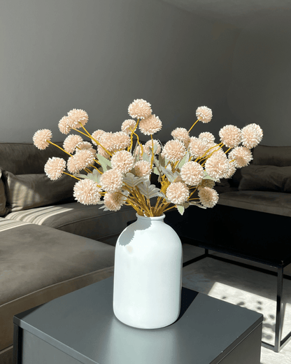 Zijden Bloemen Kiku - Creme